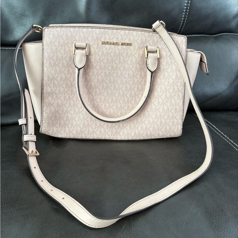 Michael Kors Blush Satchel Bag